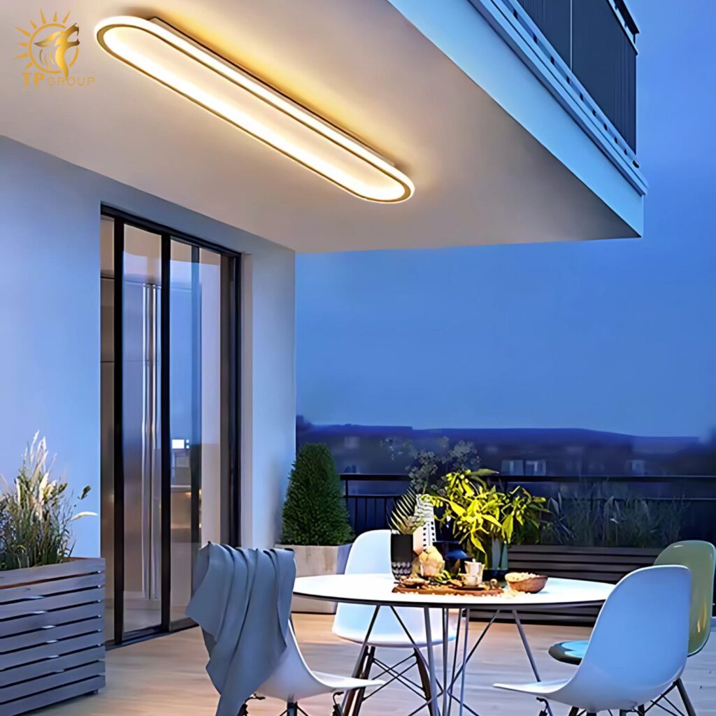 Đèn ốp trần trang trí ban công ngoài trời LY6037 