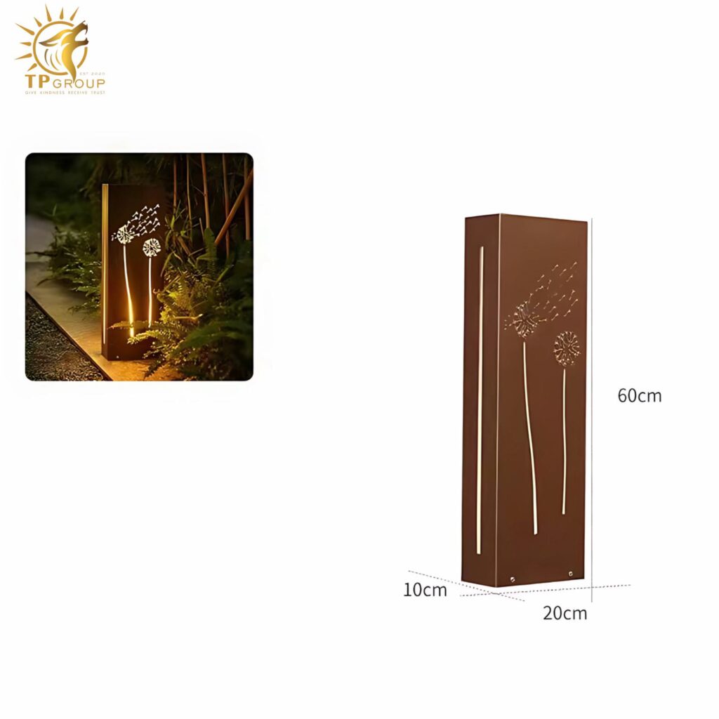 Đèn sân vườn hoa bồ công anh trang trí lối đi ACM609 12 Đèn sân vườn hoa bồ công anh trang trí lối đi ACM609