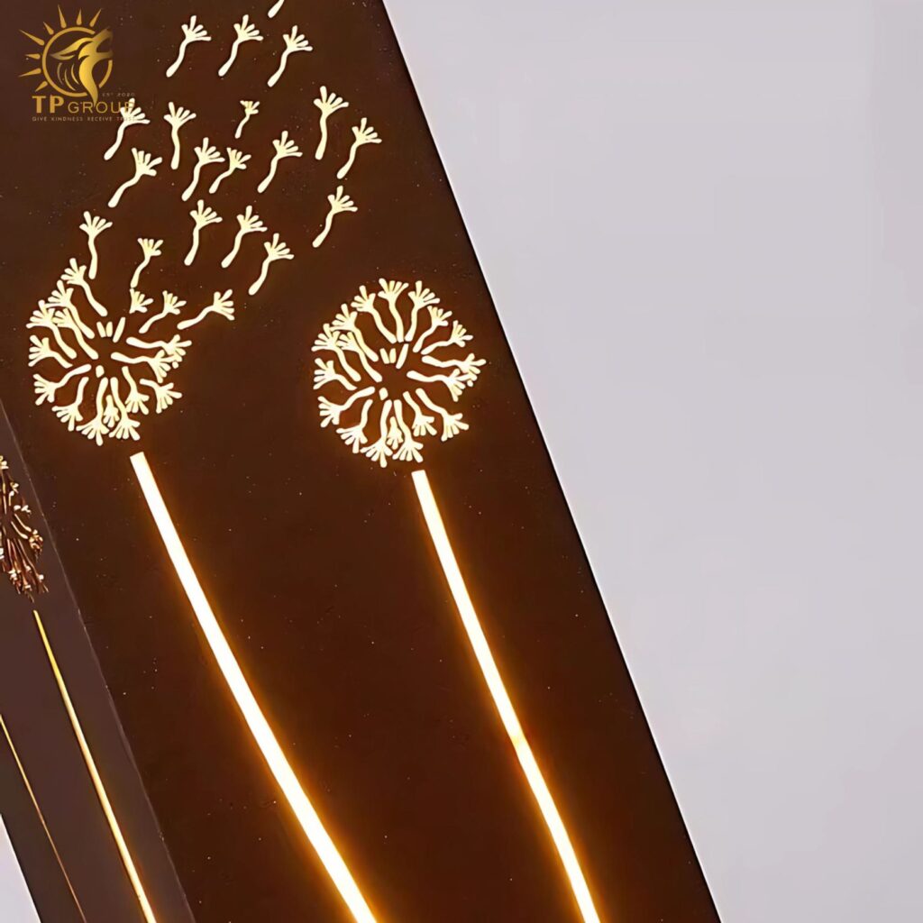 Đèn sân vườn hoa bồ công anh trang trí lối đi ACM609 11 Đèn sân vườn hoa bồ công anh trang trí lối đi ACM609