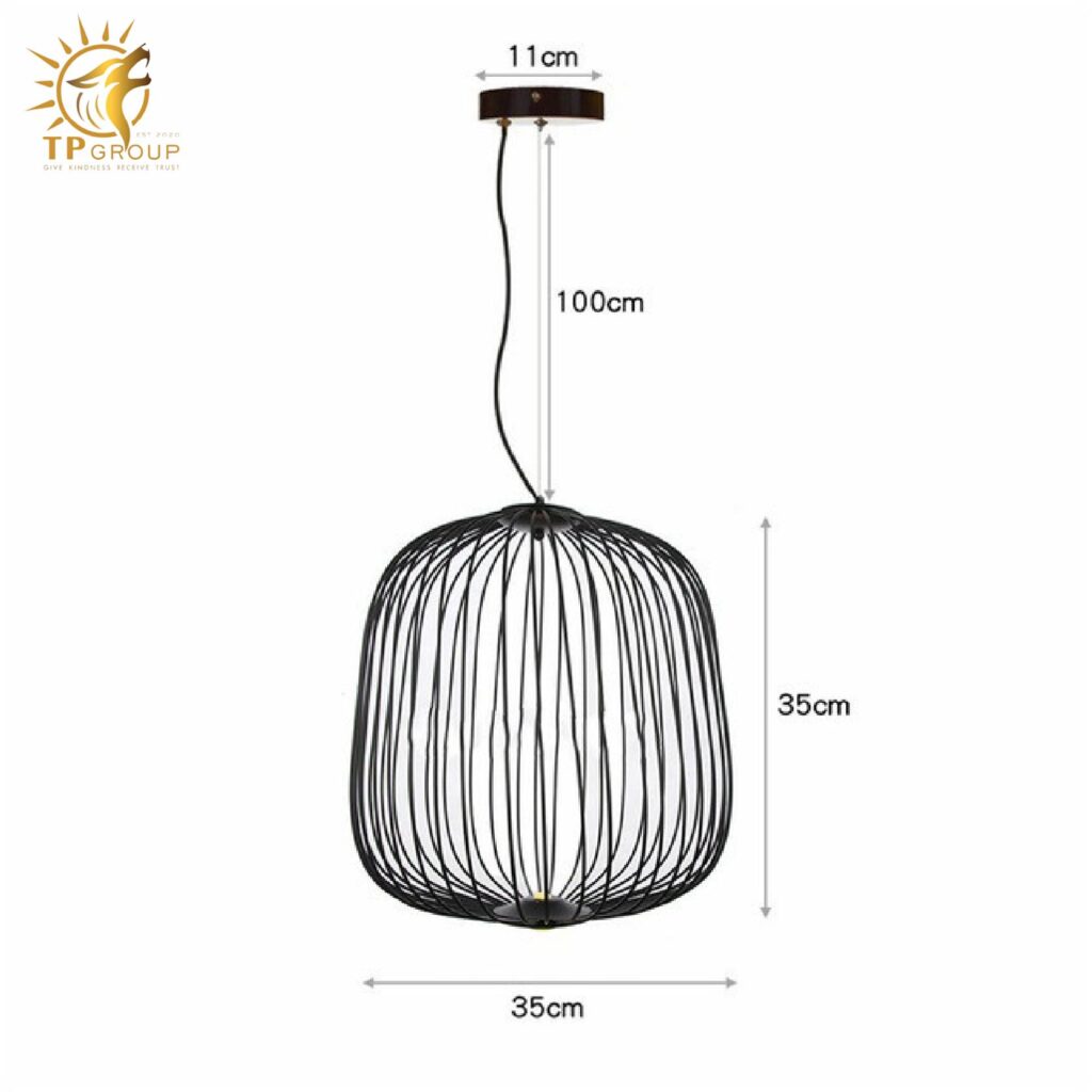 Đèn thả Dáng Lồng Chim Sáng Tạo, Hiện Đại Tối Giản TP-DT524 40 Đèn thả Dáng Lồng Chim Sáng Tạo, Hiện Đại Tối Giản TP-DT524