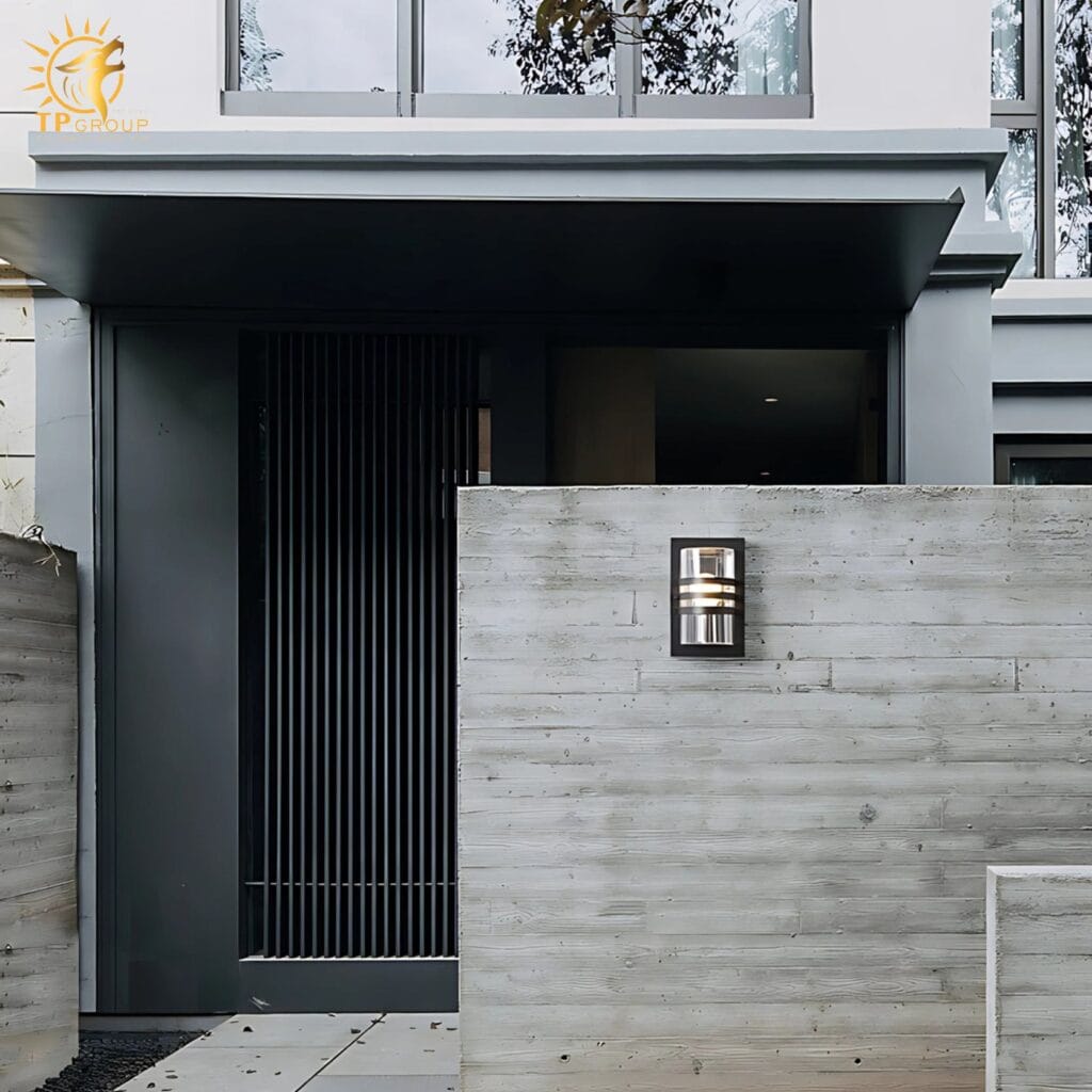 Đèn thủy tinh gắn tường hành lang kiểu Mỹ SVA6798