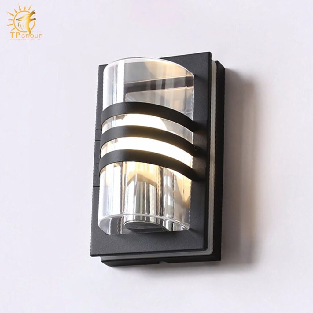 Đèn thủy tinh gắn tường hành lang kiểu Mỹ SVA6798