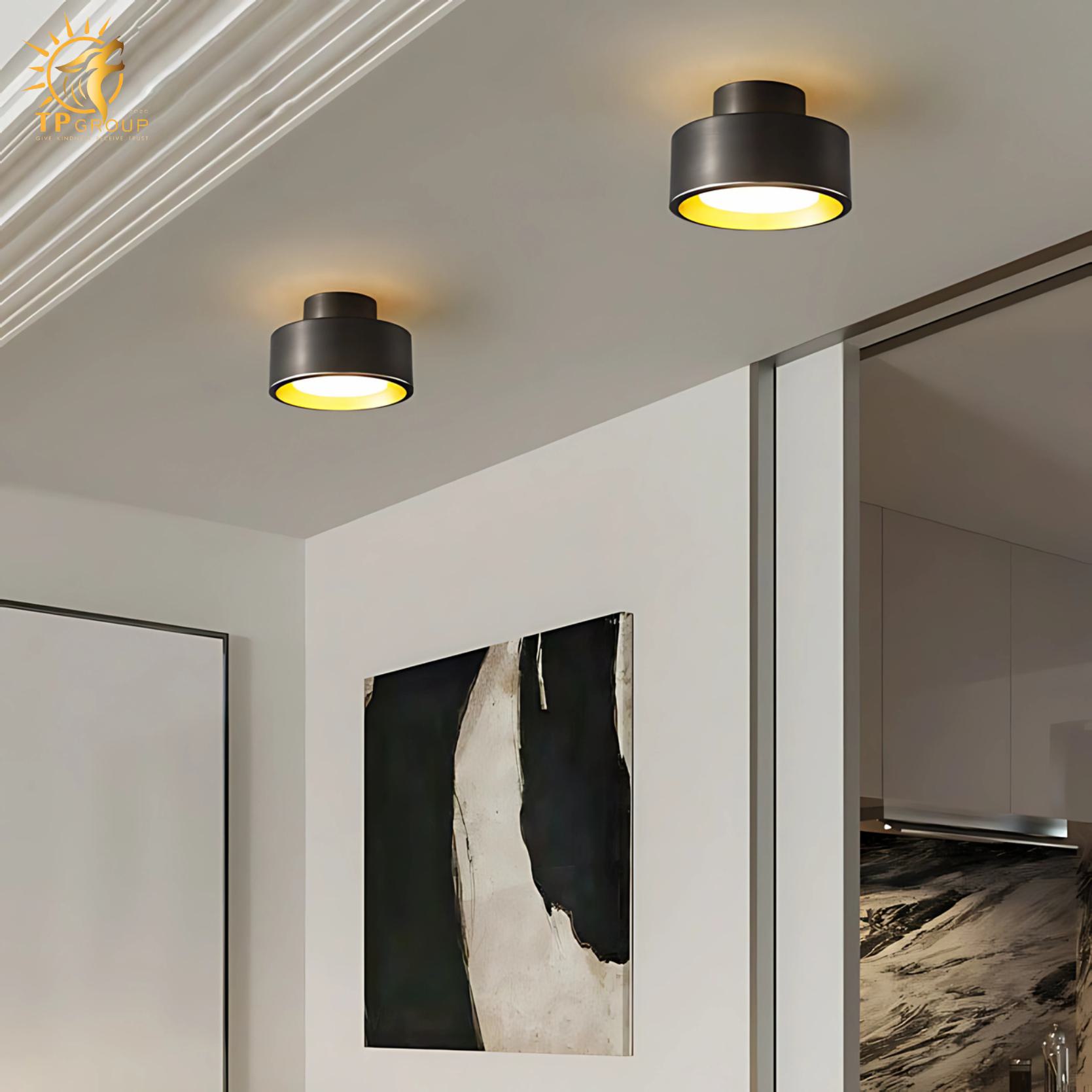 Đèn trần hành lang bằng đồng phong cách Châu Âu FLM5057 4 Đèn trần hành lang bằng đồng phong cách Châu Âu FLM5057