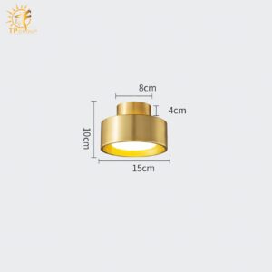 Đèn trần hành lang bằng đồng phong cách Châu Âu FLM5057