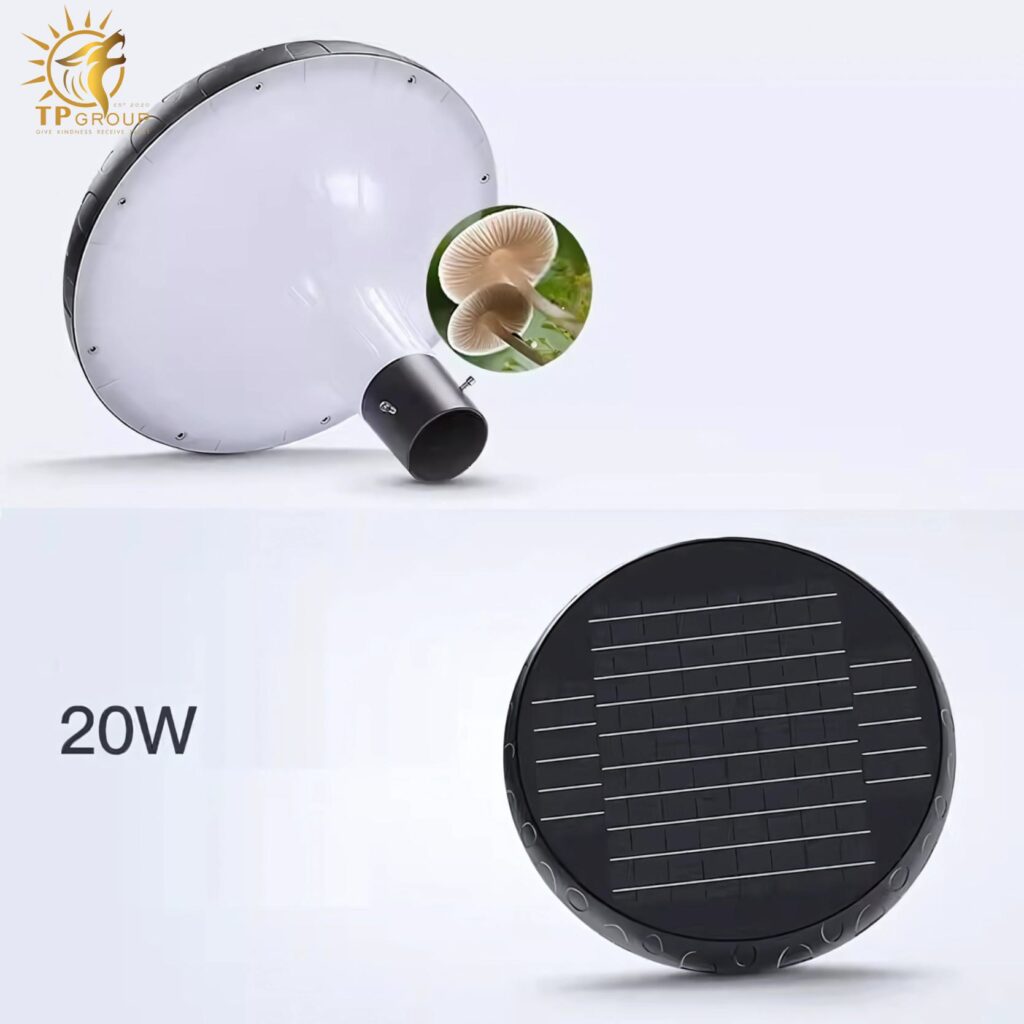 Đèn trụ cổng hình nấm trang trí biệt thự AF6848
