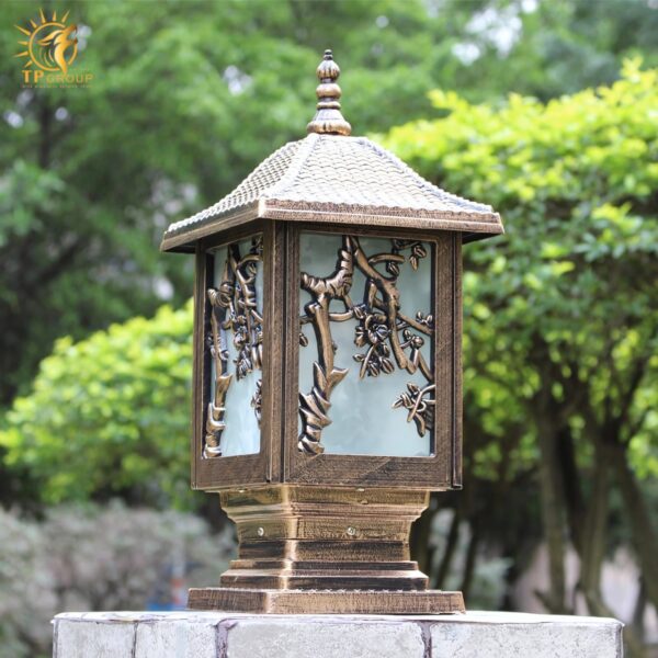 Đèn trụ cổng trang trí biệt thự Châu Âu KL0022