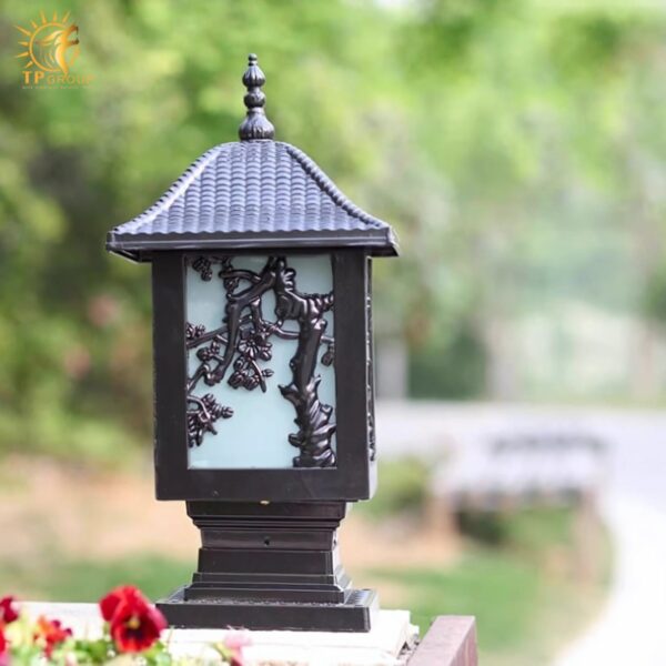 Đèn trụ cổng trang trí biệt thự Châu Âu KL0022