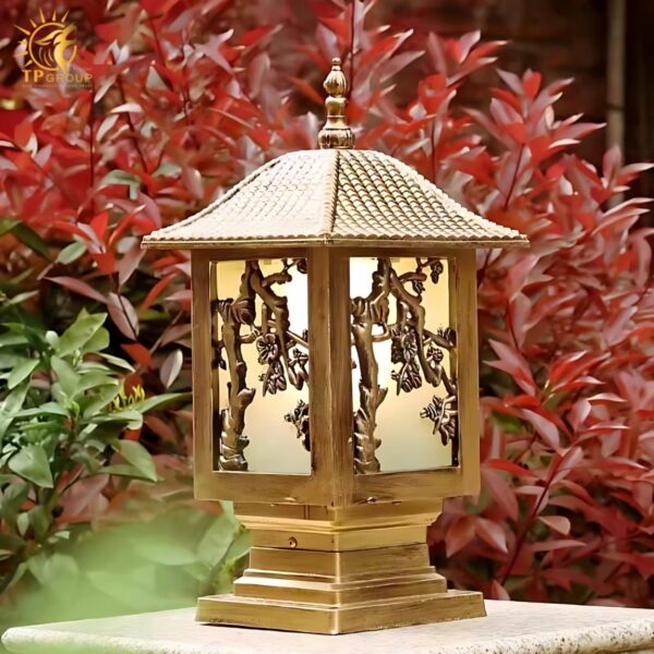 Đèn trụ cổng trang trí biệt thự Châu Âu KL0022
