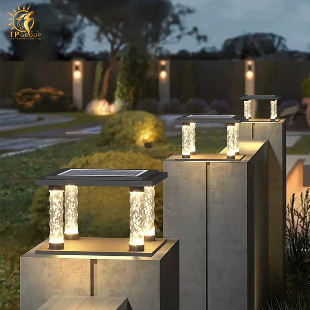 Đèn trụ cổng trang trí biệt thự tối giản WK7205 