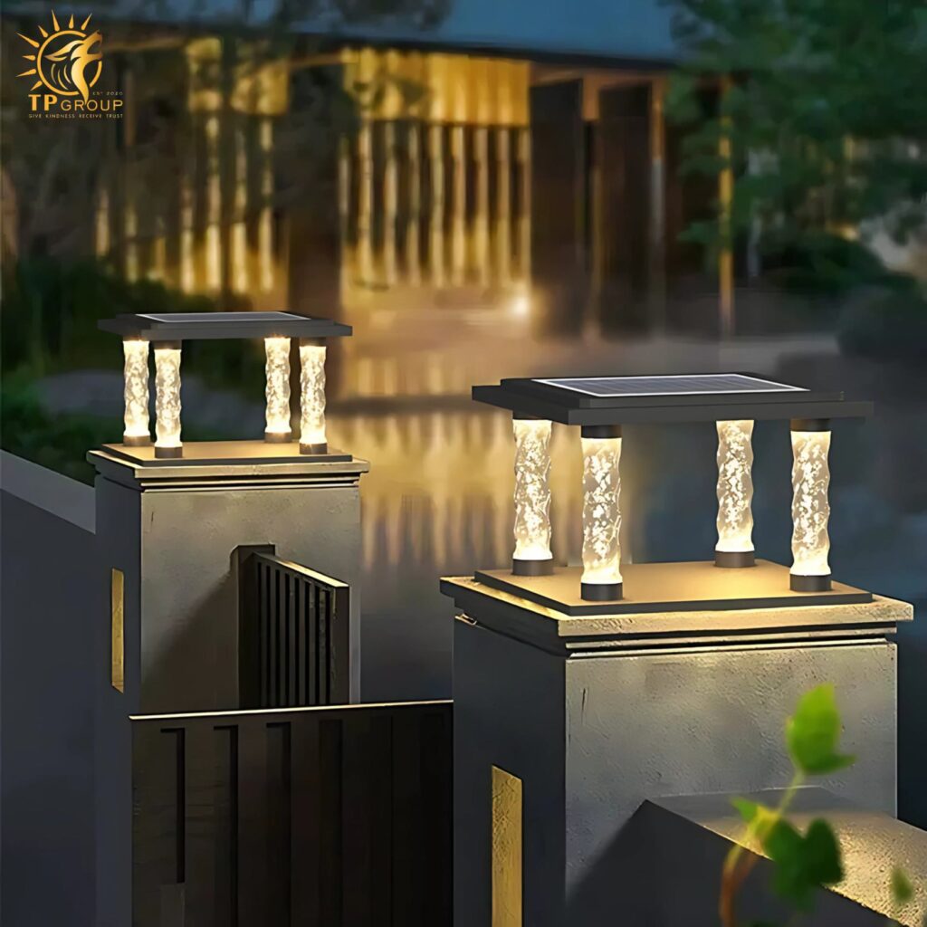 Đèn trụ cổng trang trí biệt thự tối giản WK7205 