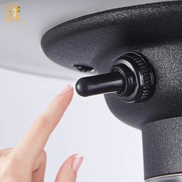 Đèn trụ cổng tròn năng lượng mặt trời hiện đại AF3734 - Hình ảnh 6