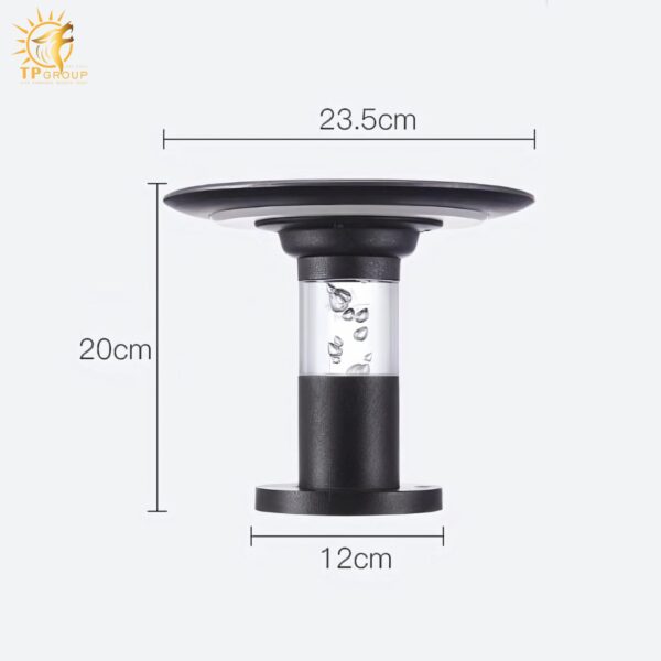 Đèn trụ cổng tròn năng lượng mặt trời hiện đại AF3734 - Hình ảnh 9
