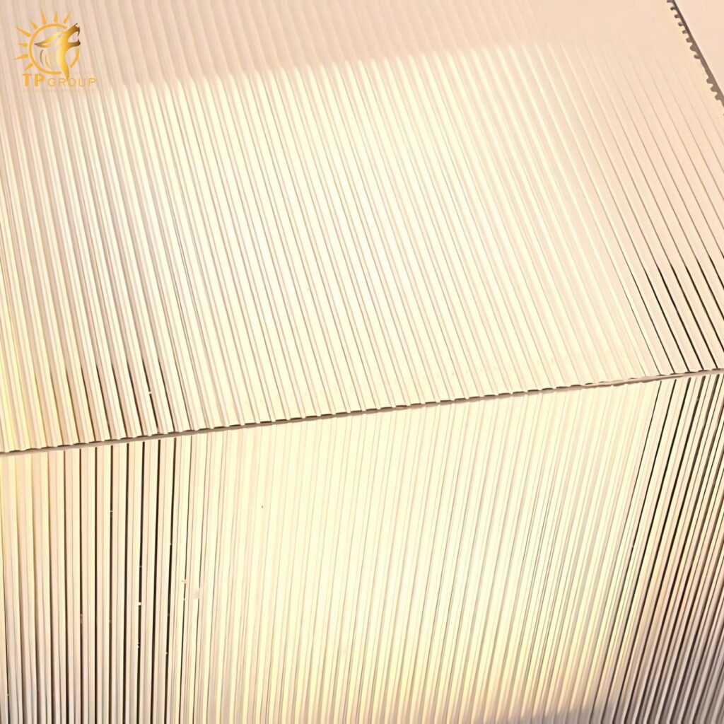 Đèn trụ cổng vuông chao Acrylic decor nhà phố KL1708