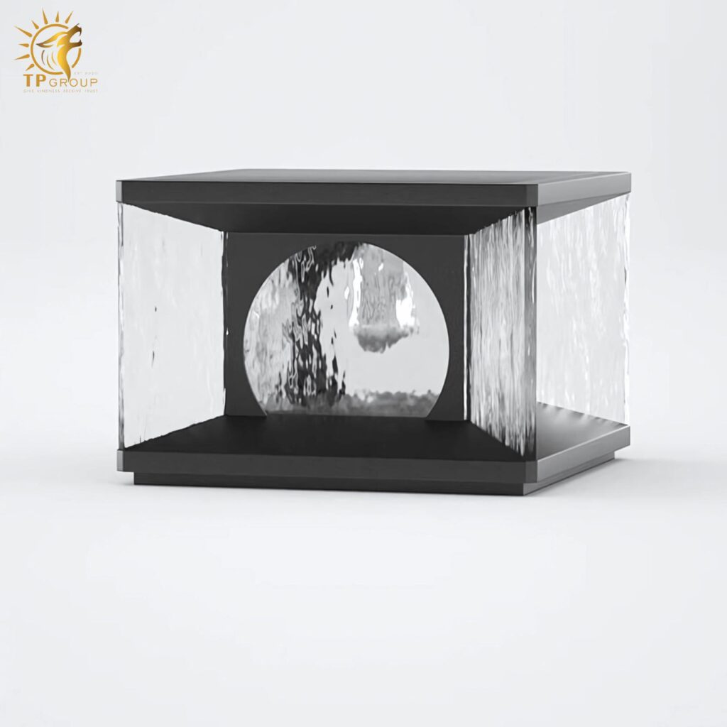 Đèn trụ cổng vuông năng lượng mặt trời MDR162