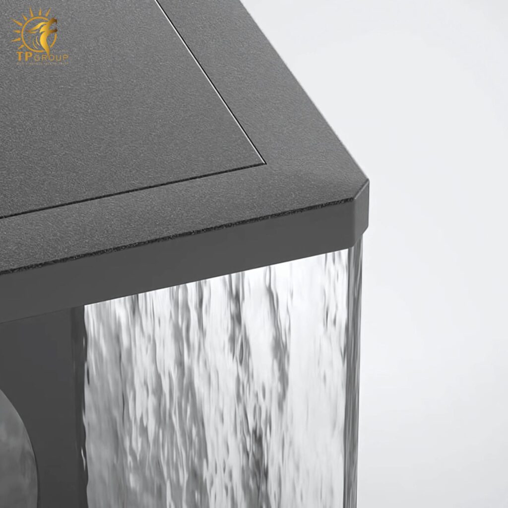 Đèn trụ cổng vuông năng lượng mặt trời MDR162