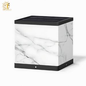 Đèn trụ khối lập phương năng lượng mặt trời C3048E