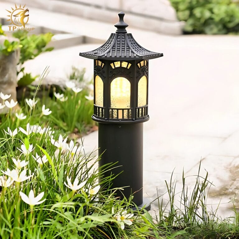 Đèn trụ sân vườn cổ điển chiếu sáng lối đi KL4791