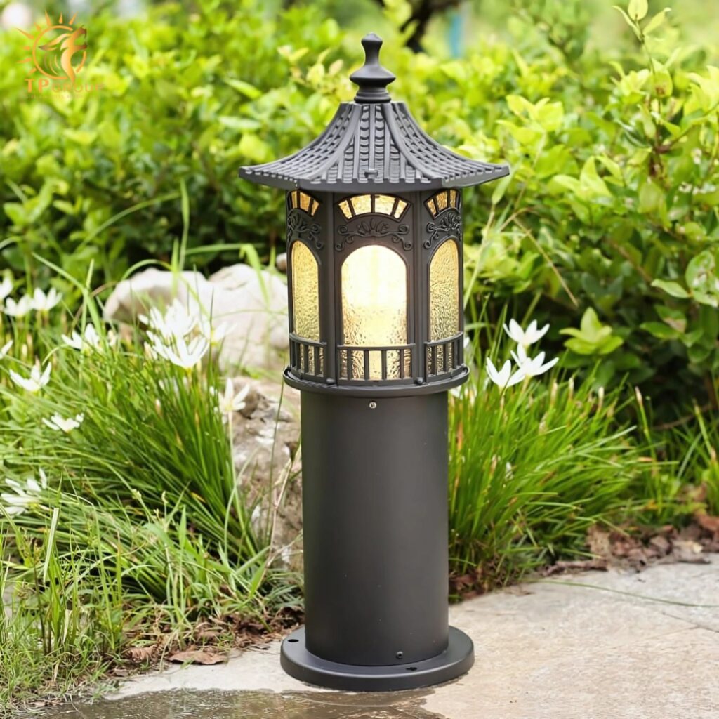 Đèn trụ sân vườn cổ điển chiếu sáng lối đi KL4791 14 Đèn trụ sân vườn cổ điển chiếu sáng lối đi KL4791