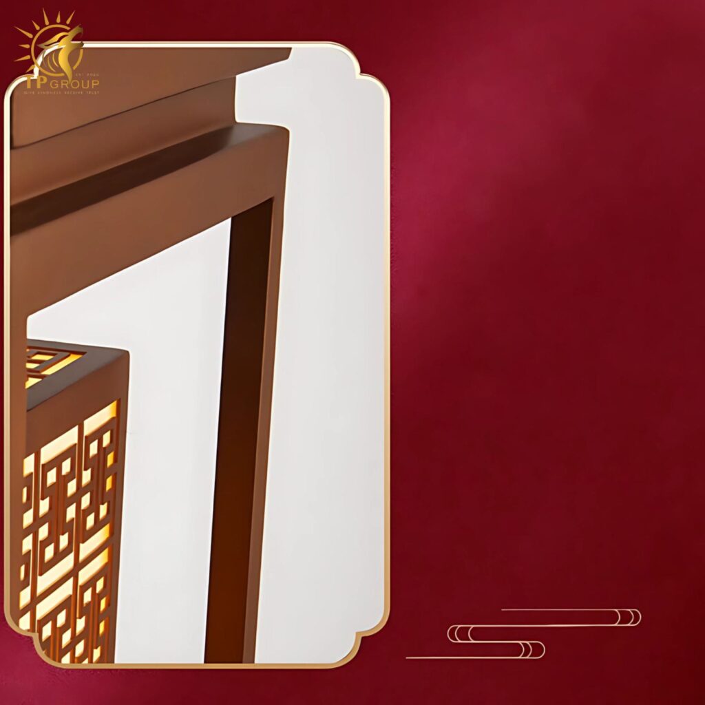 Đèn trụ sân vườn khối chữ nhật họa tiết Á Đông ACM401 10 Đèn trụ sân vườn khối chữ nhật họa tiết Á Đông ACM401