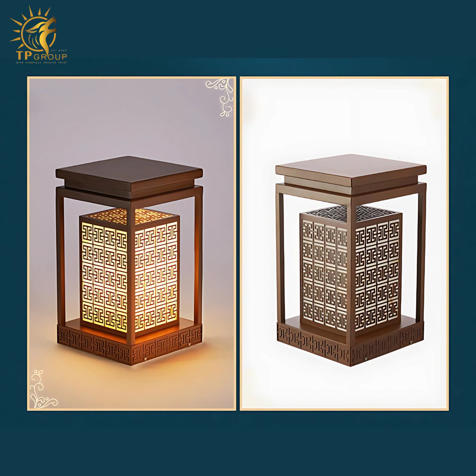 Đèn trụ sân vườn khối chữ nhật họa tiết Á Đông ACM401 8 Đèn trụ sân vườn khối chữ nhật họa tiết Á Đông ACM401 - Hình ảnh 8