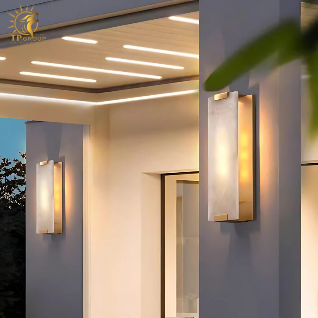 Đèn tường Inox cao cấp trang trí hành lang B1195 15 Đèn tường Inox cao cấp trang trí hành lang B1195