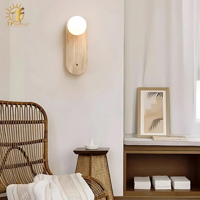 Đèn tường đá cẩm thạch phong cách Wabi Sabi MLU231