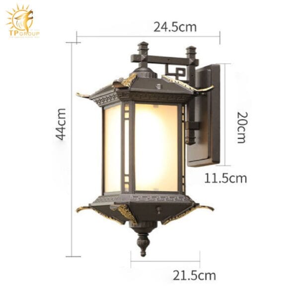 Đèn tường hành lang cổ điển Á Đông WK6805 - Hình ảnh 7