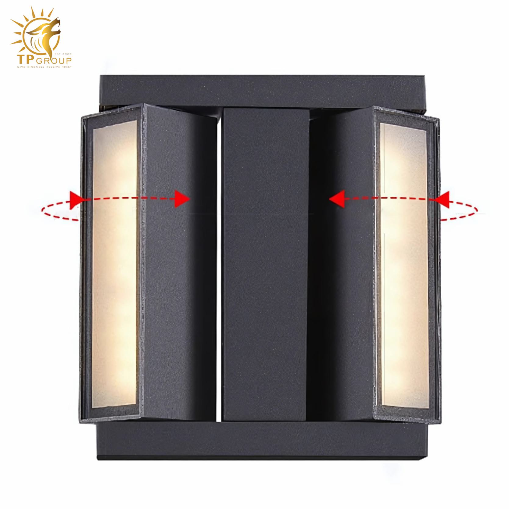 Đèn tường ngoài trời 2 đầu xoay 270 độ hiện đại ACM288 4 Đèn tường ngoài trời 2 đầu xoay 270 độ hiện đại ACM288 - Hình ảnh 4