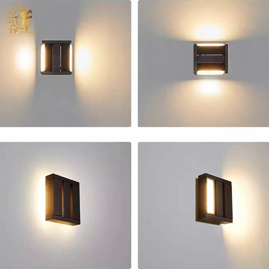 Đèn tường ngoài trời 2 đầu xoay 270 độ hiện đại ACM288 11 Đèn tường ngoài trời 2 đầu xoay 270 độ hiện đại ACM288