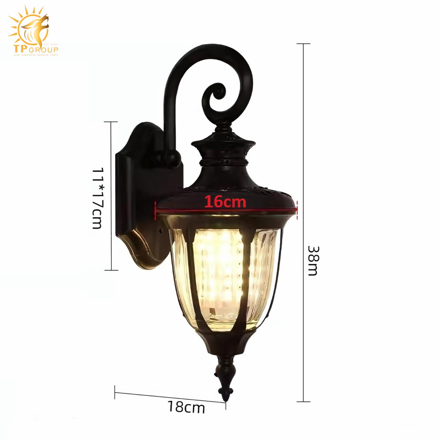 Đèn tường ngoài trời Retro trang trí ban công KL9789 5 Đèn tường ngoài trời Retro trang trí ban công KL9789