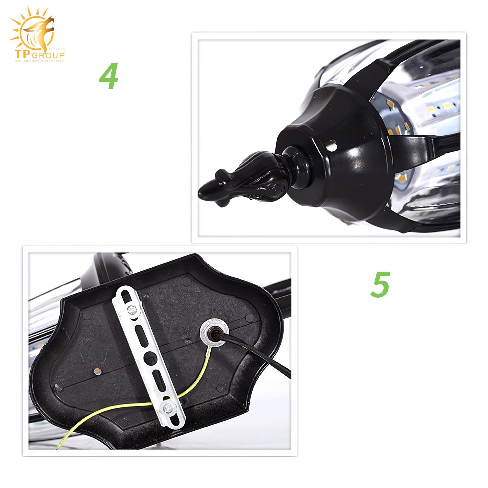 Đèn tường ngoài trời Retro trang trí ban công KL9789 8 Đèn tường ngoài trời Retro trang trí ban công KL9789