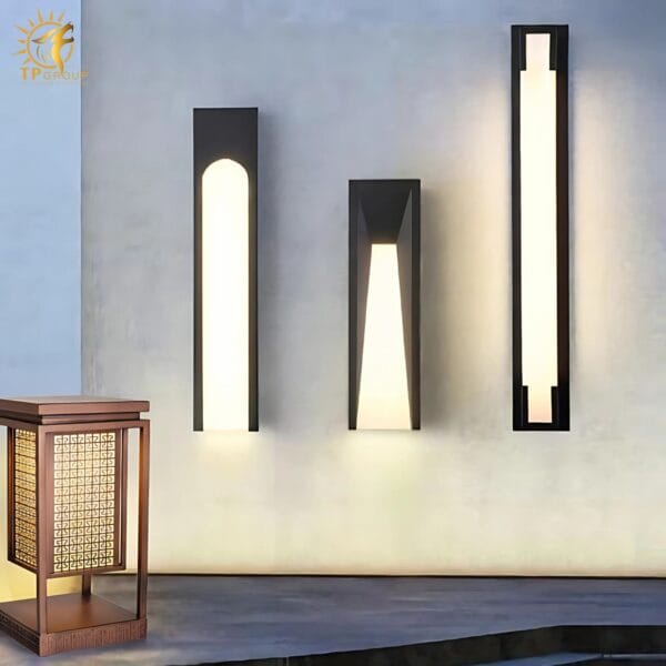 Đèn tường ngoài trời cho biệt thự công viên P7905