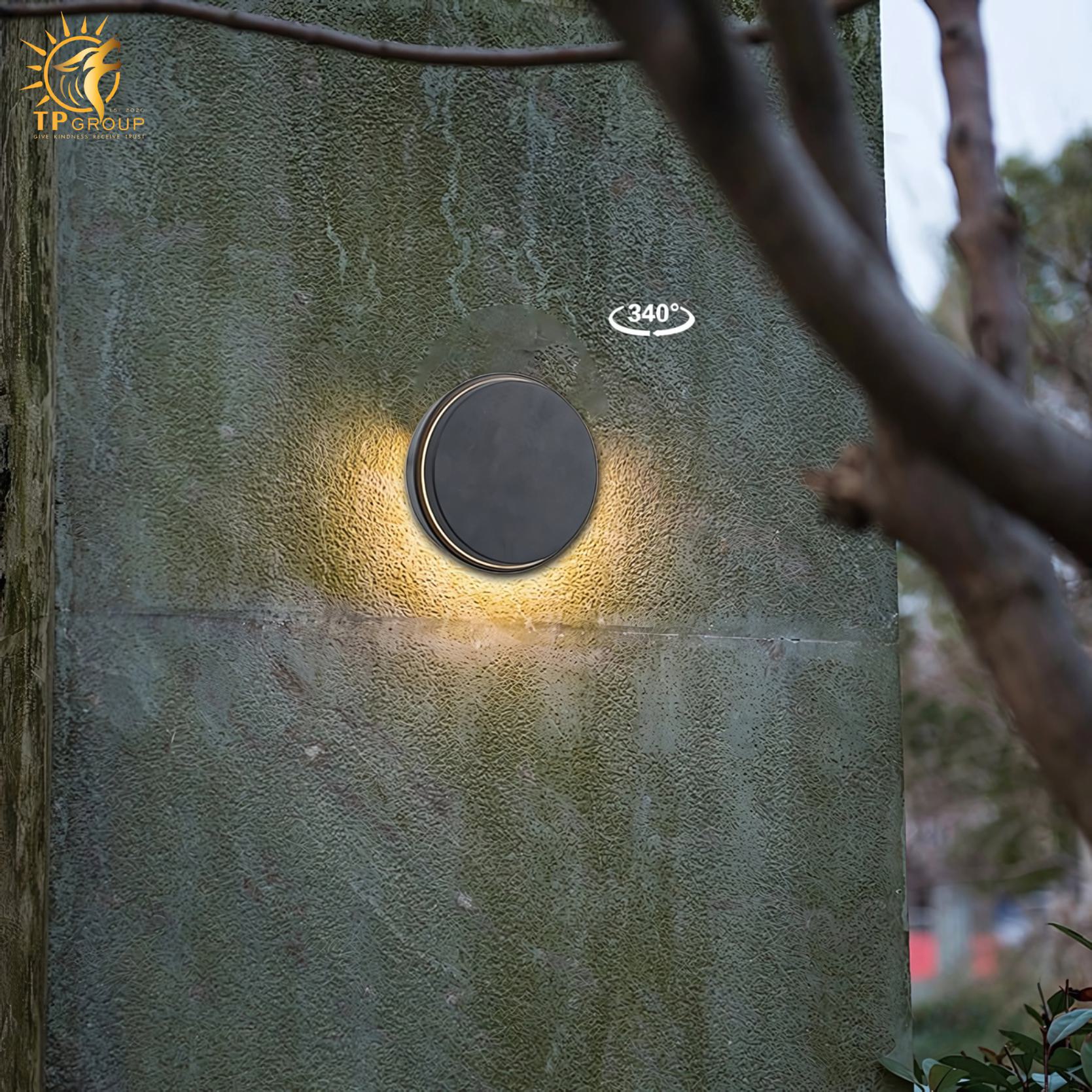 Đèn tường ngoài trời hình tròn chống nước DZ3779 3 Đèn tường ngoài trời hình tròn chống nước DZ3779 - Hình ảnh 3