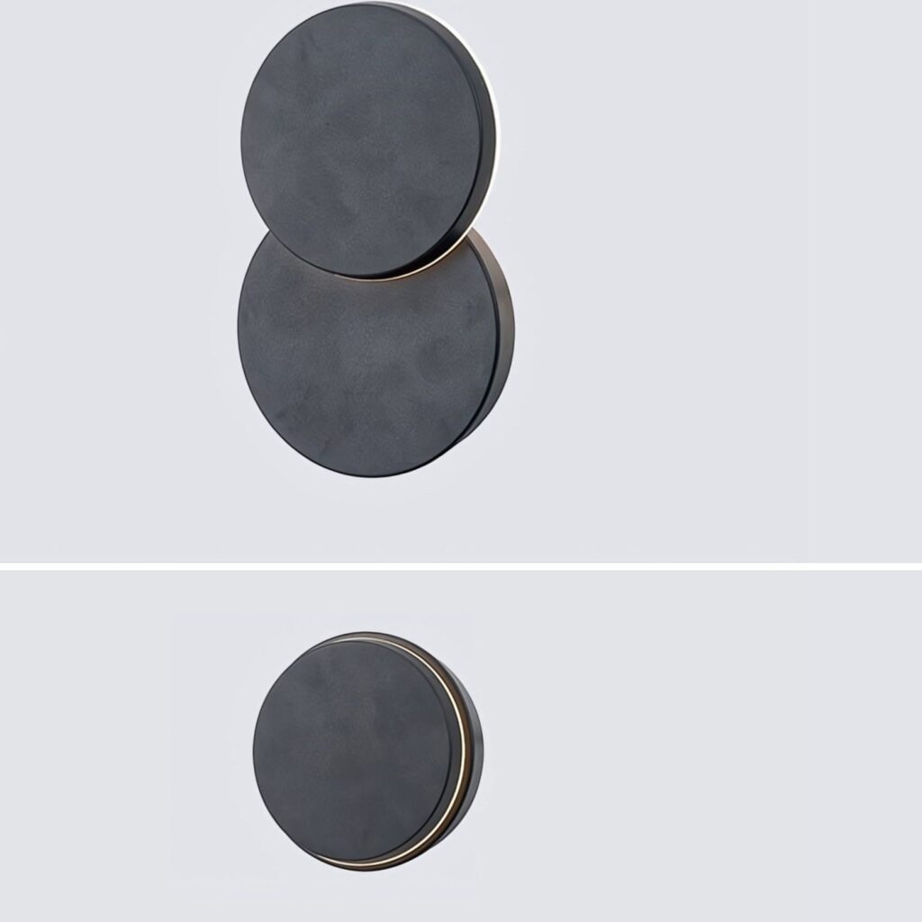 Đèn tường ngoài trời hình tròn chống nước DZ3779 9 Đèn tường ngoài trời hình tròn chống nước DZ3779