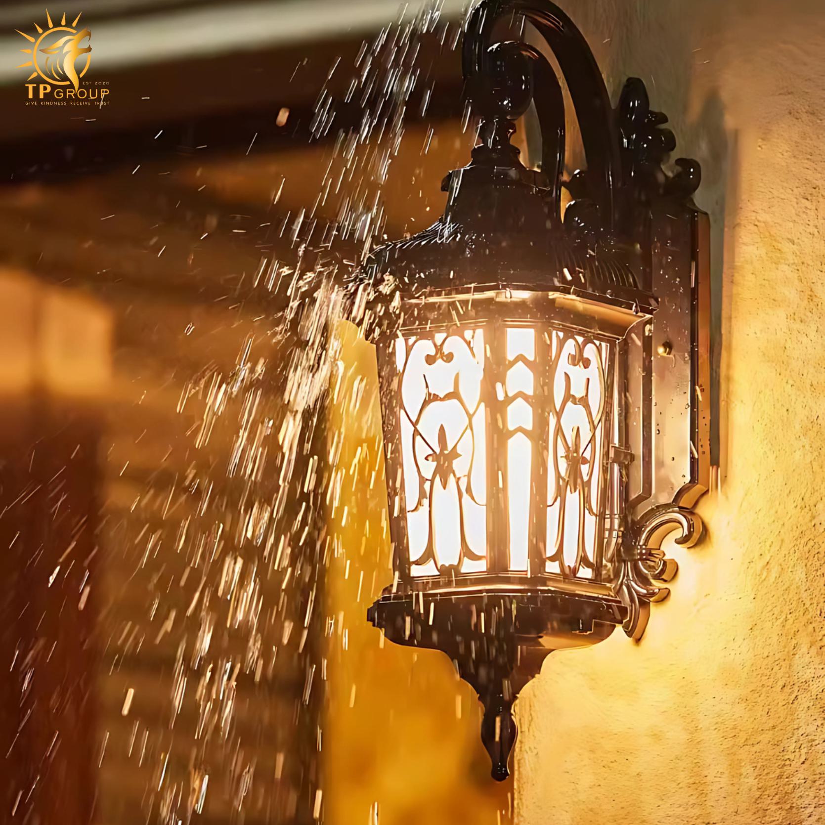 Đèn tường ngoài trời hoa văn cổ điển sang trọng AF9005 8 Đèn tường ngoài trời hoa văn cổ điển sang trọng AF9005