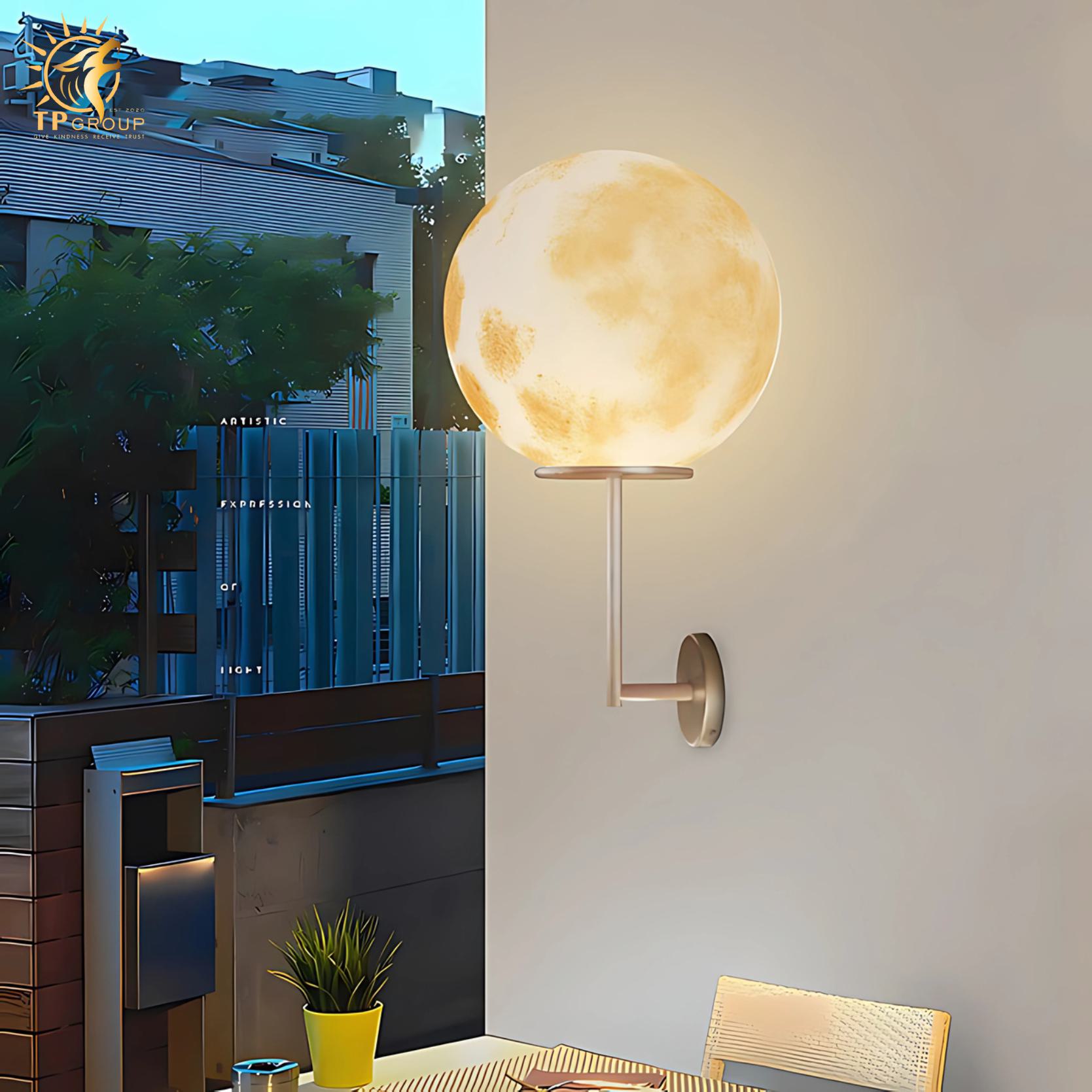 Đèn tường ngoài trời mặt trăng Moonlight MDR812 4 Đèn tường ngoài trời mặt trăng Moonlight MDR812 - Hình ảnh 4