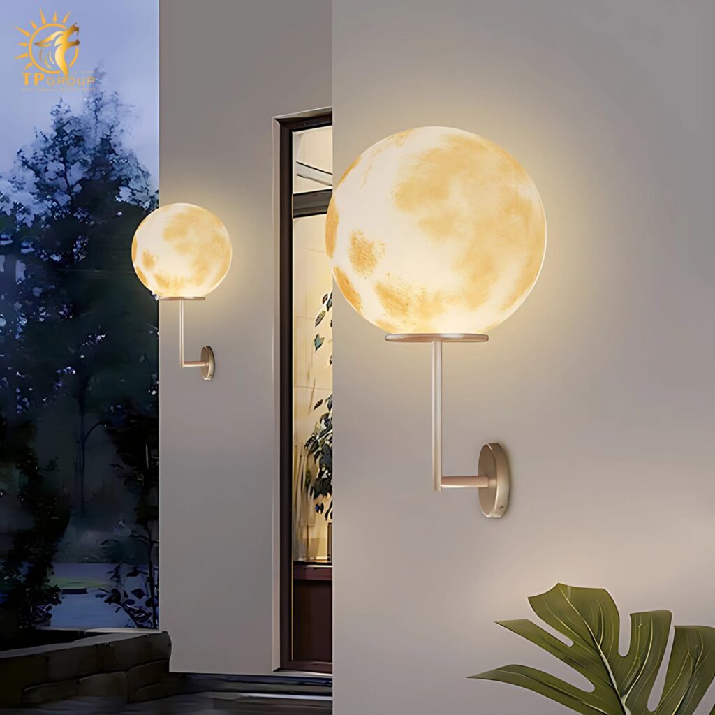 Đèn tường ngoài trời mặt trăng Moonlight MDR812 9 Đèn tường ngoài trời mặt trăng Moonlight MDR812
