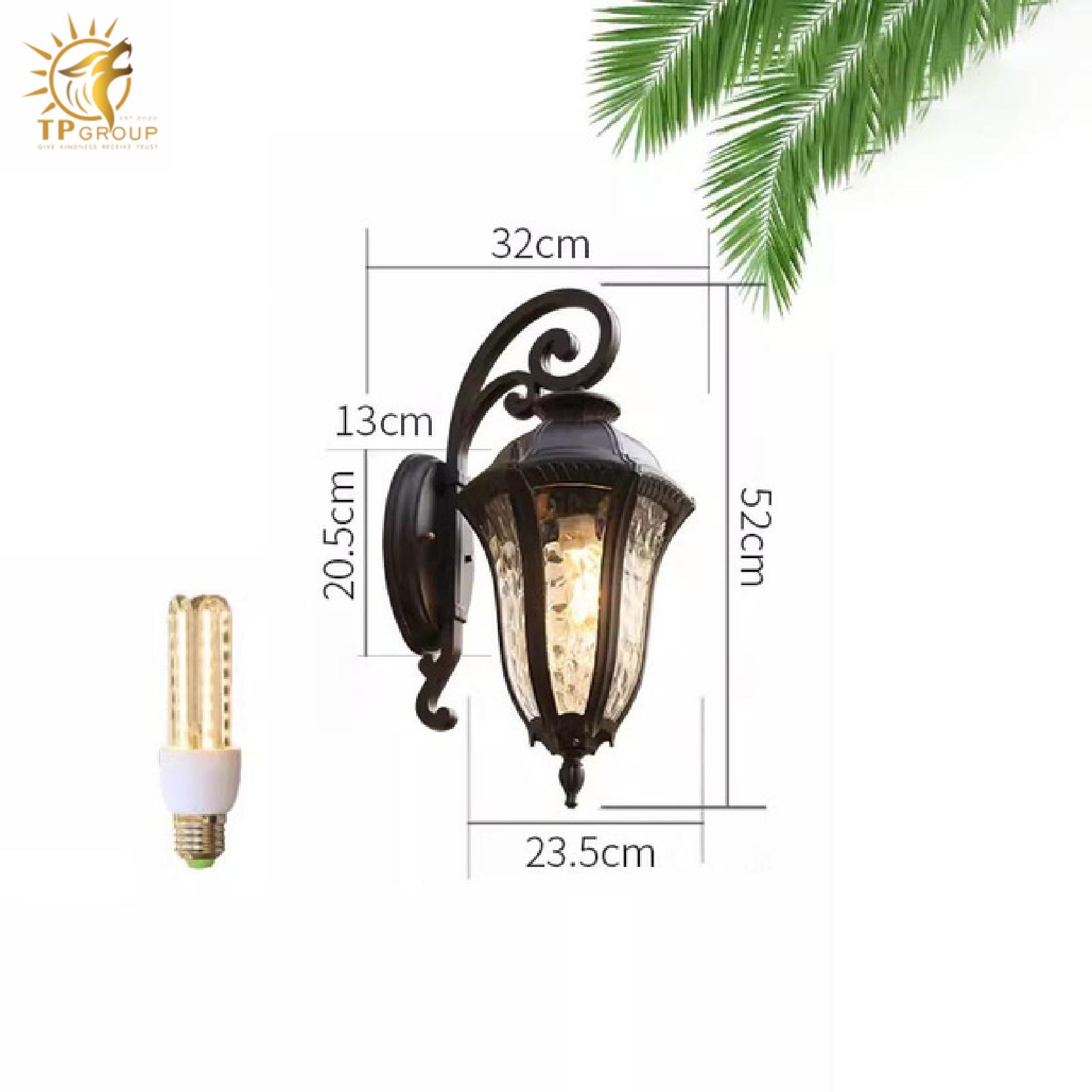 Đèn tường phong cách cổ điển năng lượng mặt trời WK6692 8 Đèn tường phong cách cổ điển năng lượng mặt trời WK6692