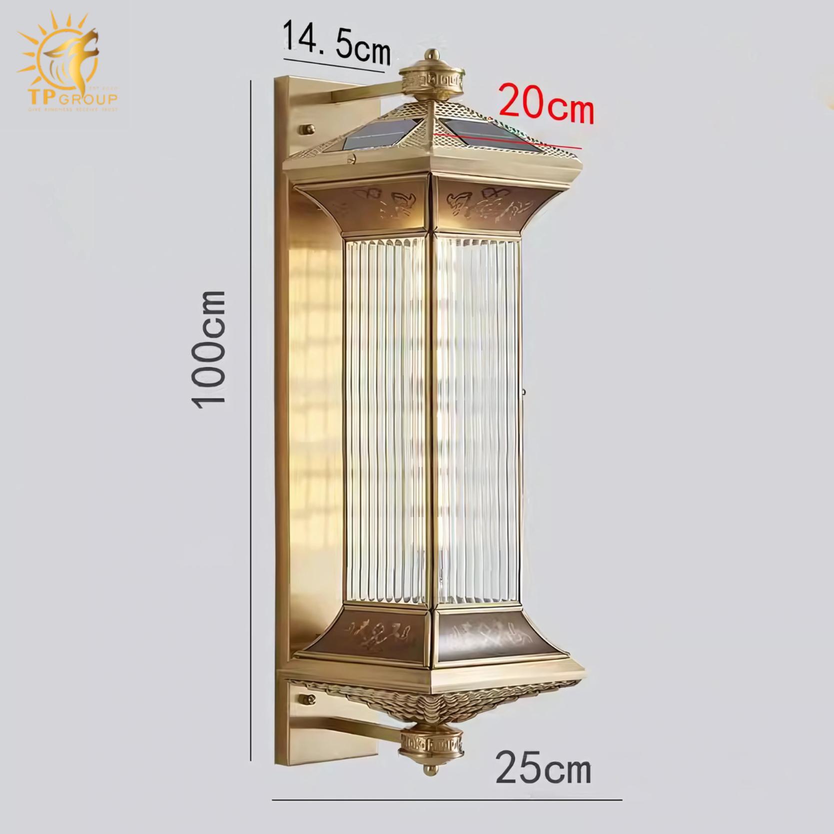 Đèn tường tân cổ điển năng lượng mặt trời TY6414 10 Đèn tường tân cổ điển năng lượng mặt trời TY6414