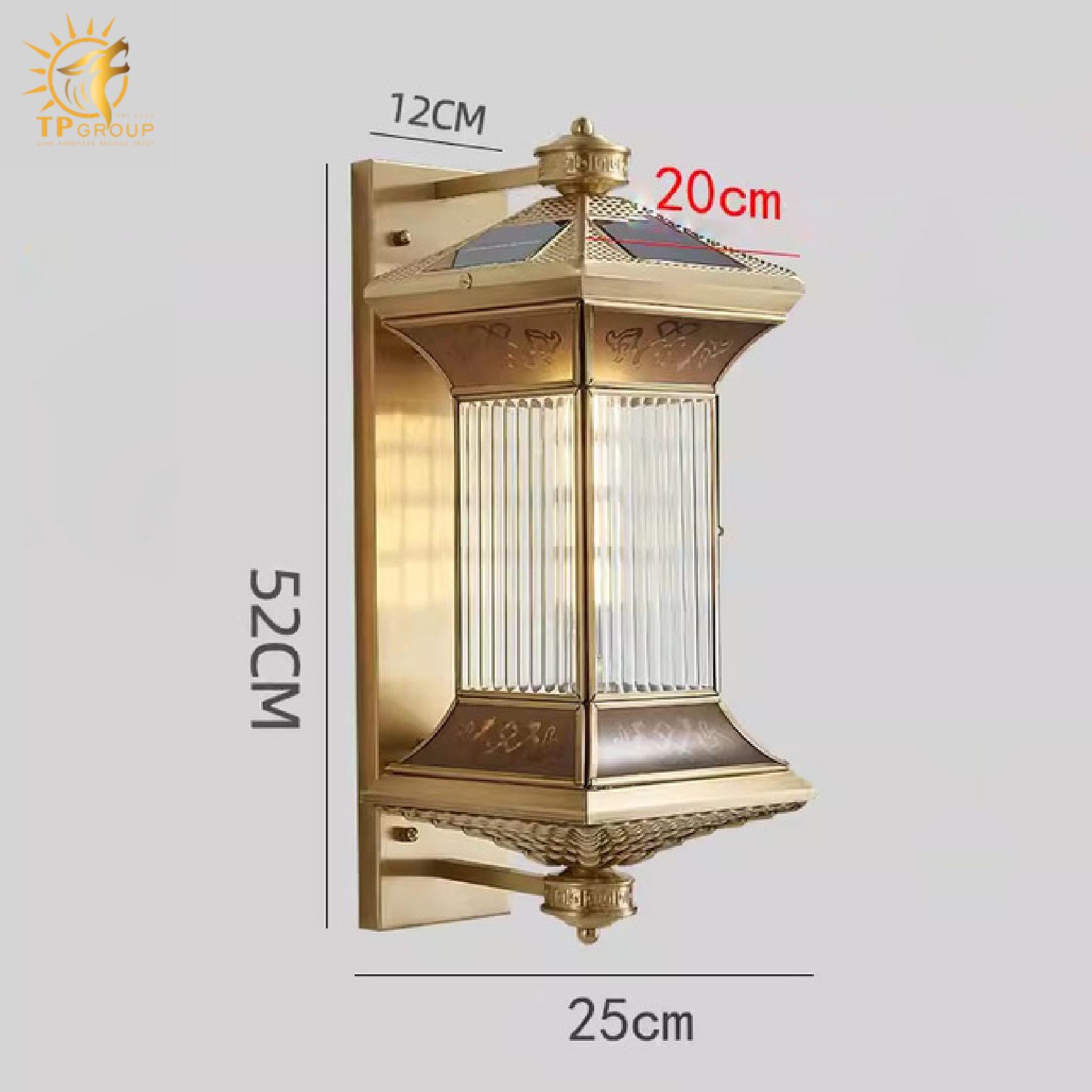 Đèn tường tân cổ điển năng lượng mặt trời TY6414 8 Đèn tường tân cổ điển năng lượng mặt trời TY6414
