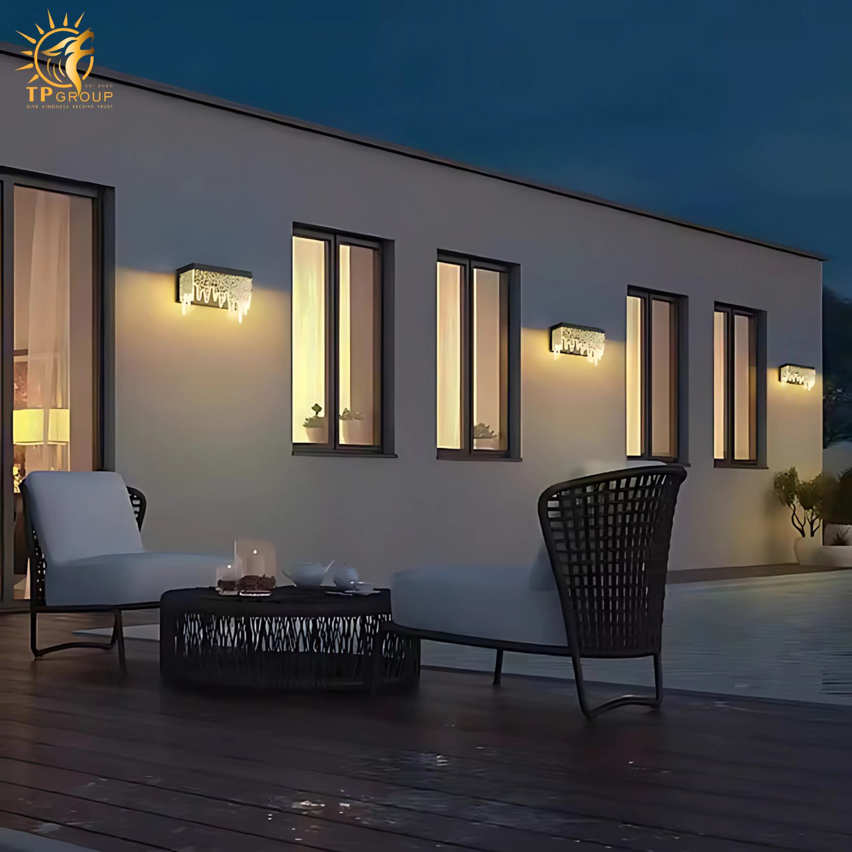 Đèn tường thác nước năng lượng mặt trời HD7401 13 Đèn tường thác nước năng lượng mặt trời HD7401