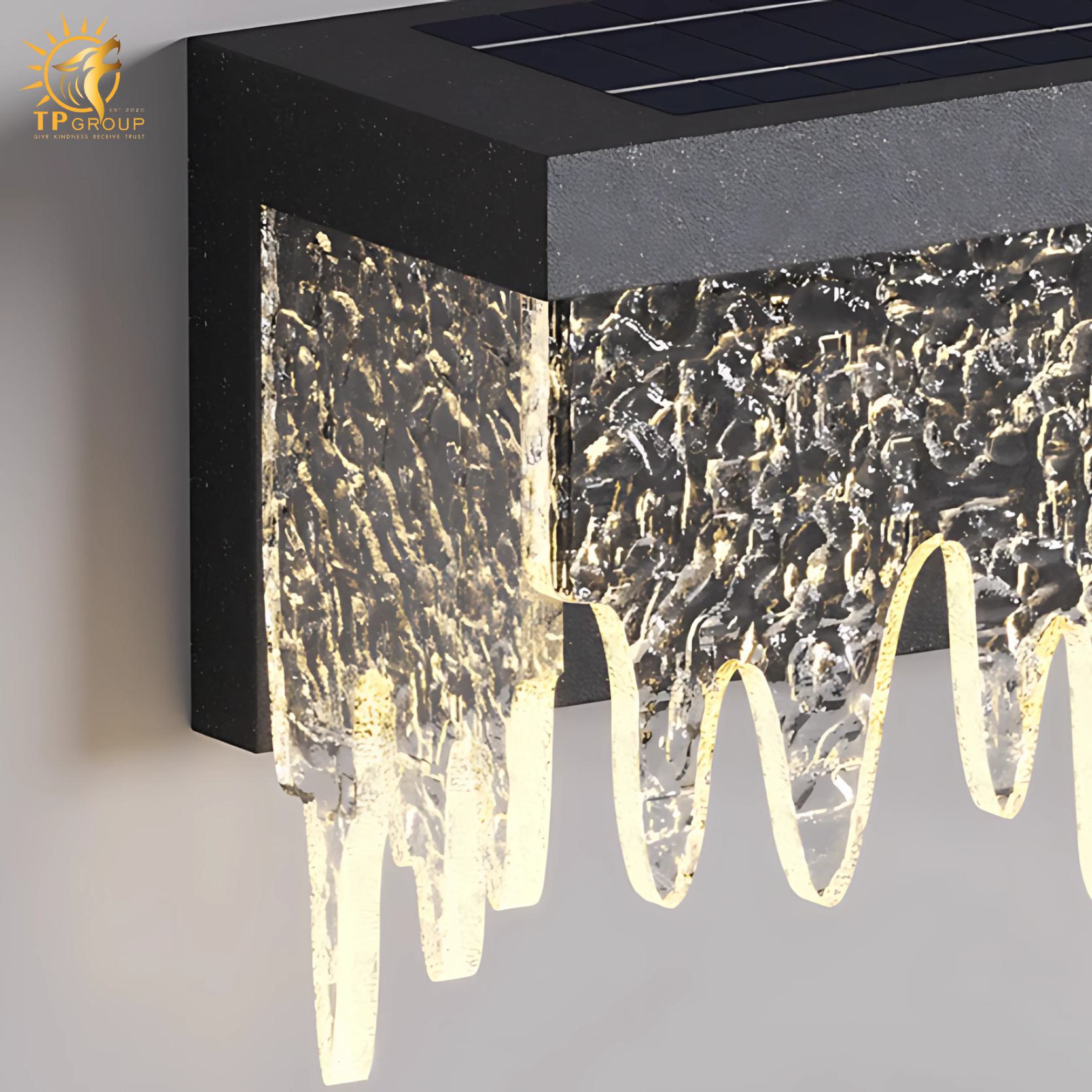 Đèn tường thác nước năng lượng mặt trời HD7401 6 Đèn tường thác nước năng lượng mặt trời HD7401