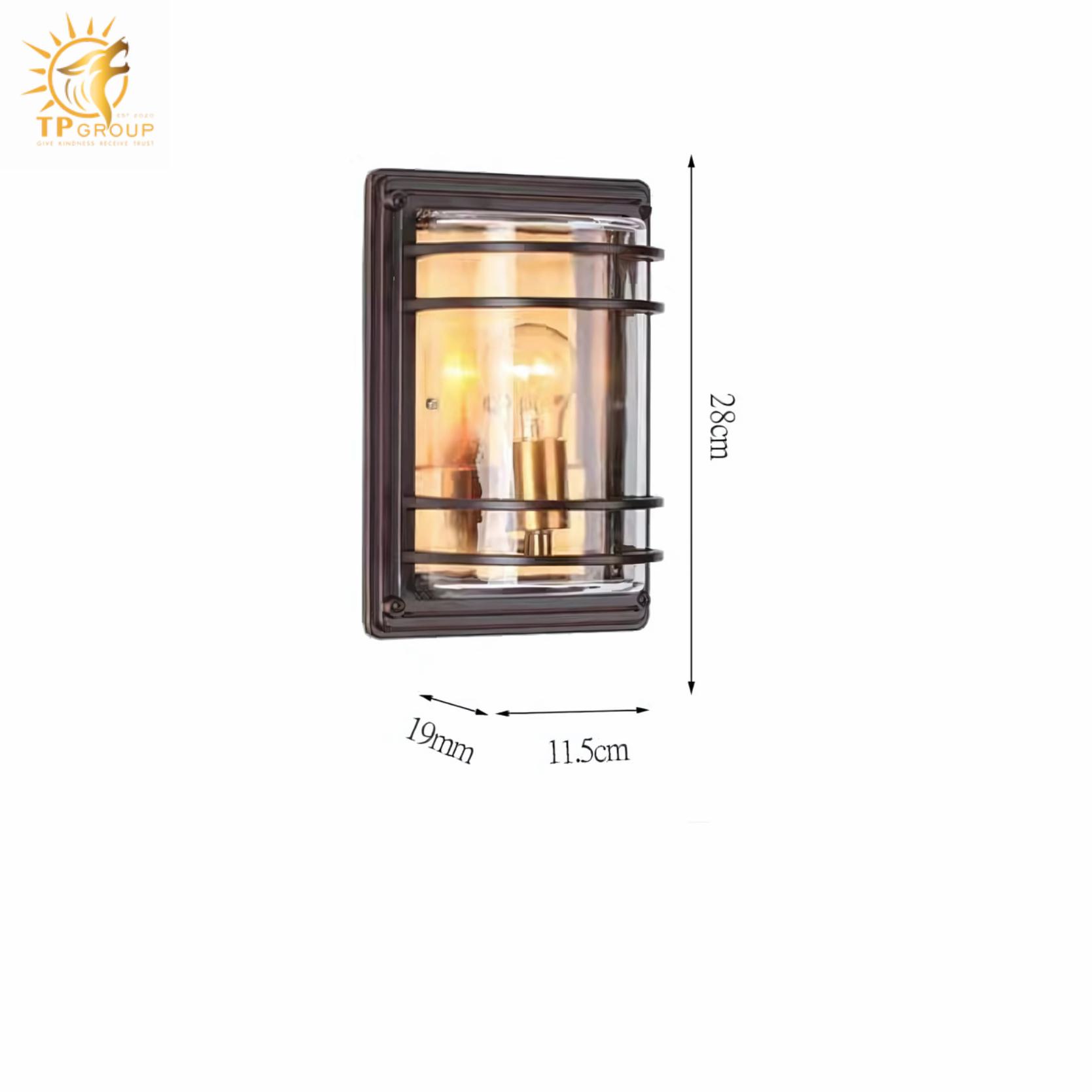 Đèn tường thủy tinh cao cấp chiếu sáng ban công HS5941 8 Đèn tường thủy tinh cao cấp chiếu sáng ban công HS5941