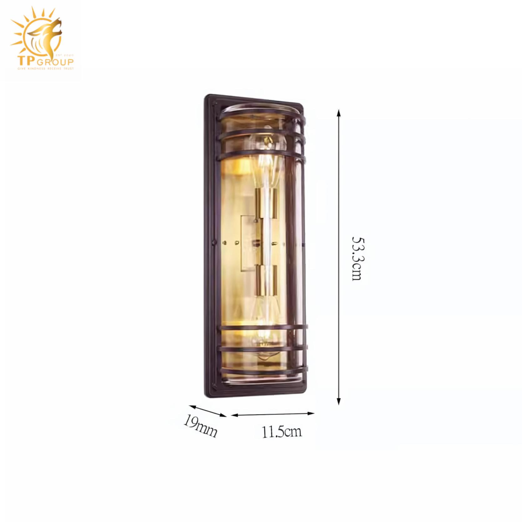 Đèn tường thủy tinh cao cấp chiếu sáng ban công HS5941 7 Đèn tường thủy tinh cao cấp chiếu sáng ban công HS5941