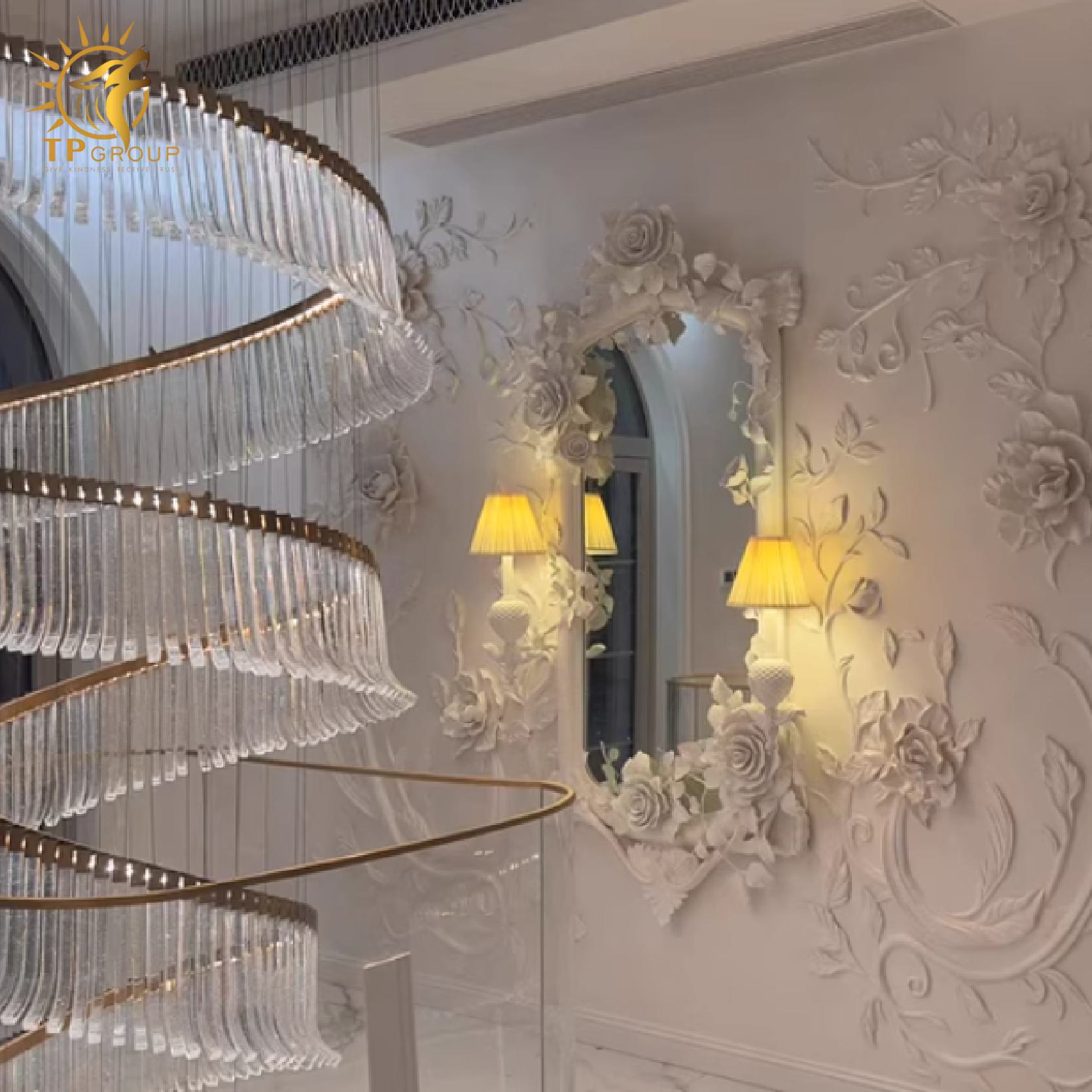 Gương Nửa Thân Chạm Khắc Kiểu Pháp TP2504 9 Gương Nửa Thân Chạm Khắc Kiểu Pháp TP2504