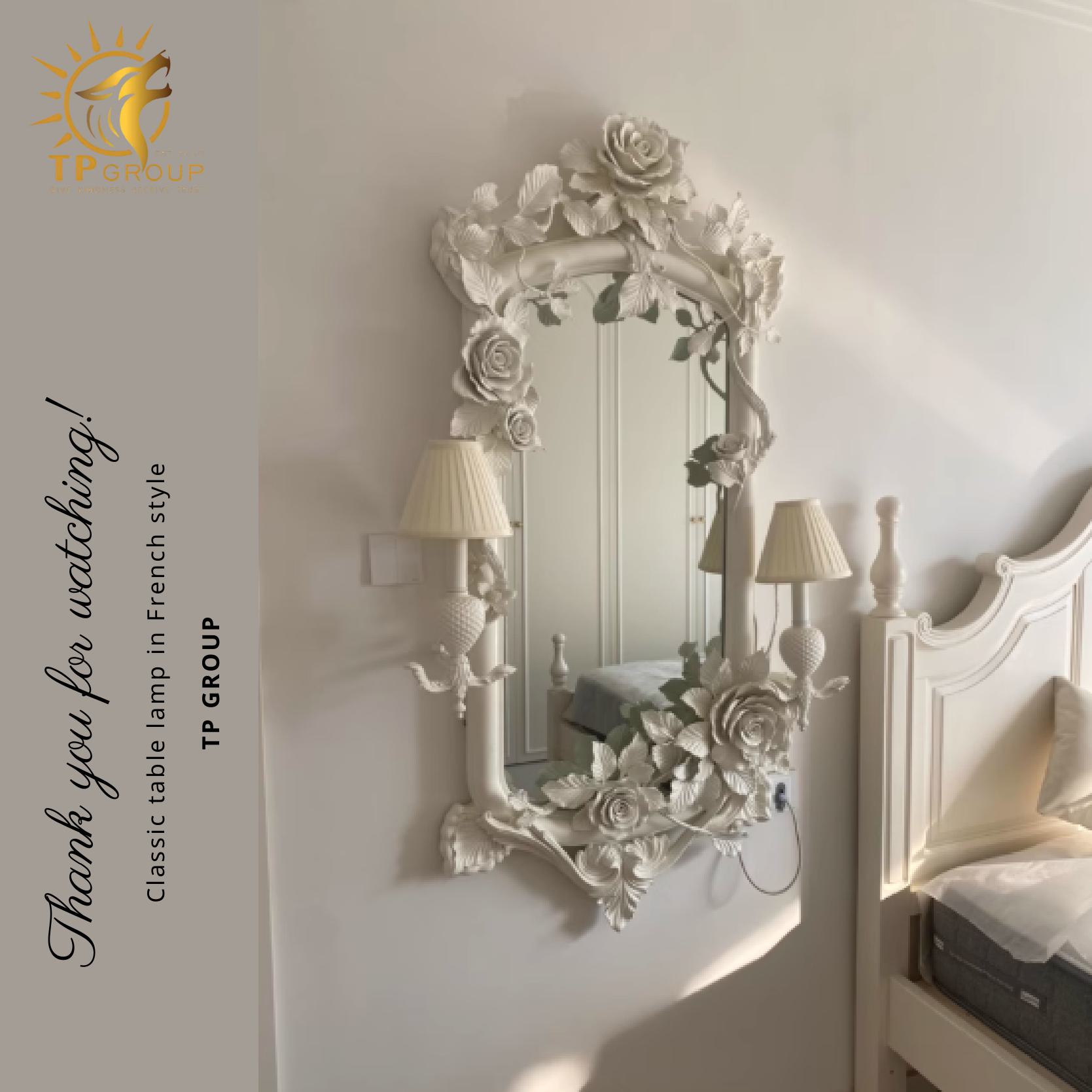 Gương Nửa Thân Chạm Khắc Kiểu Pháp TP2504 15 Gương Nửa Thân Chạm Khắc Kiểu Pháp TP2504