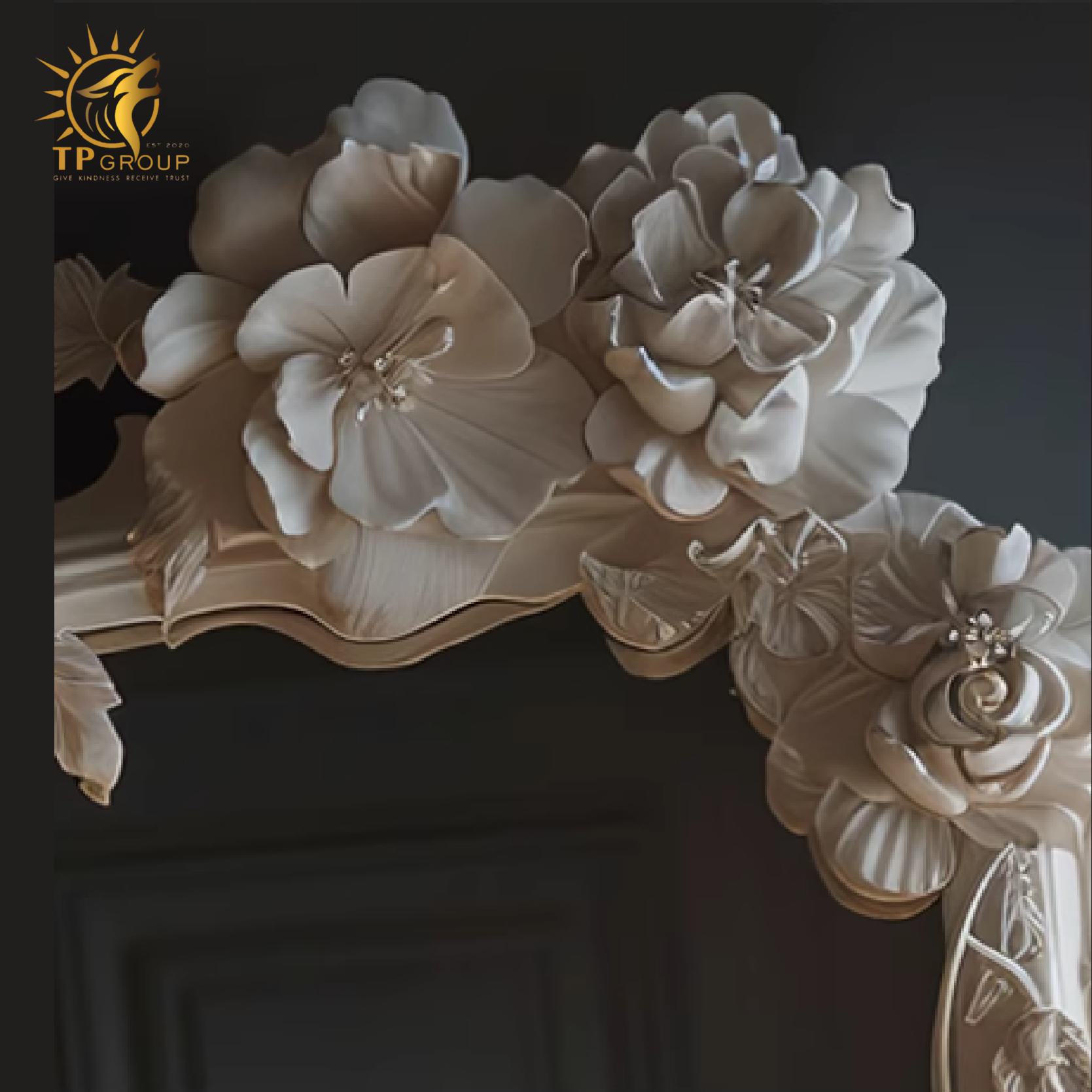 Gương Nửa Thân Chạm Khắc Kiểu Pháp TP2504 12 Gương Nửa Thân Chạm Khắc Kiểu Pháp TP2504