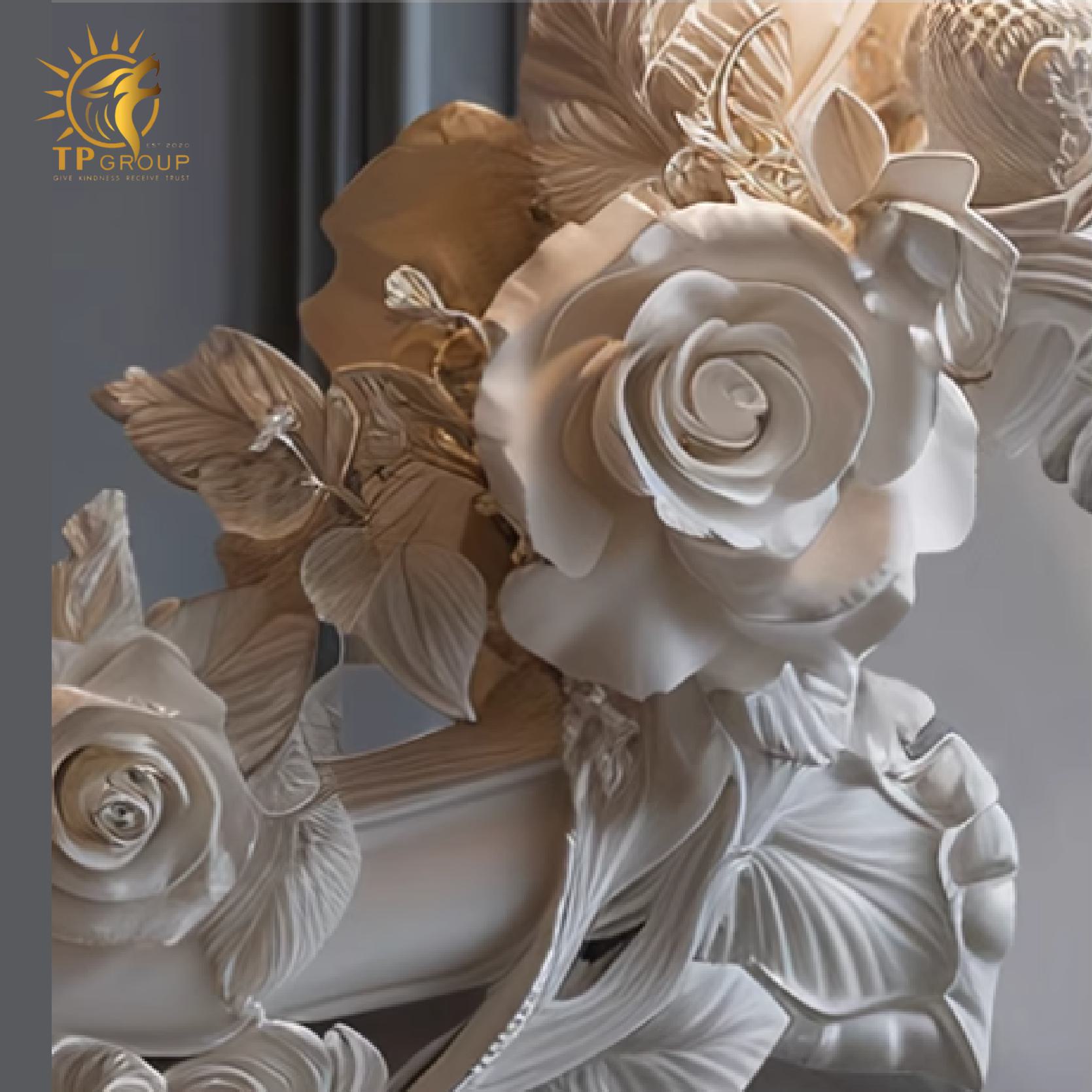 Gương Nửa Thân Chạm Khắc Kiểu Pháp TP2504 13 Gương Nửa Thân Chạm Khắc Kiểu Pháp TP2504