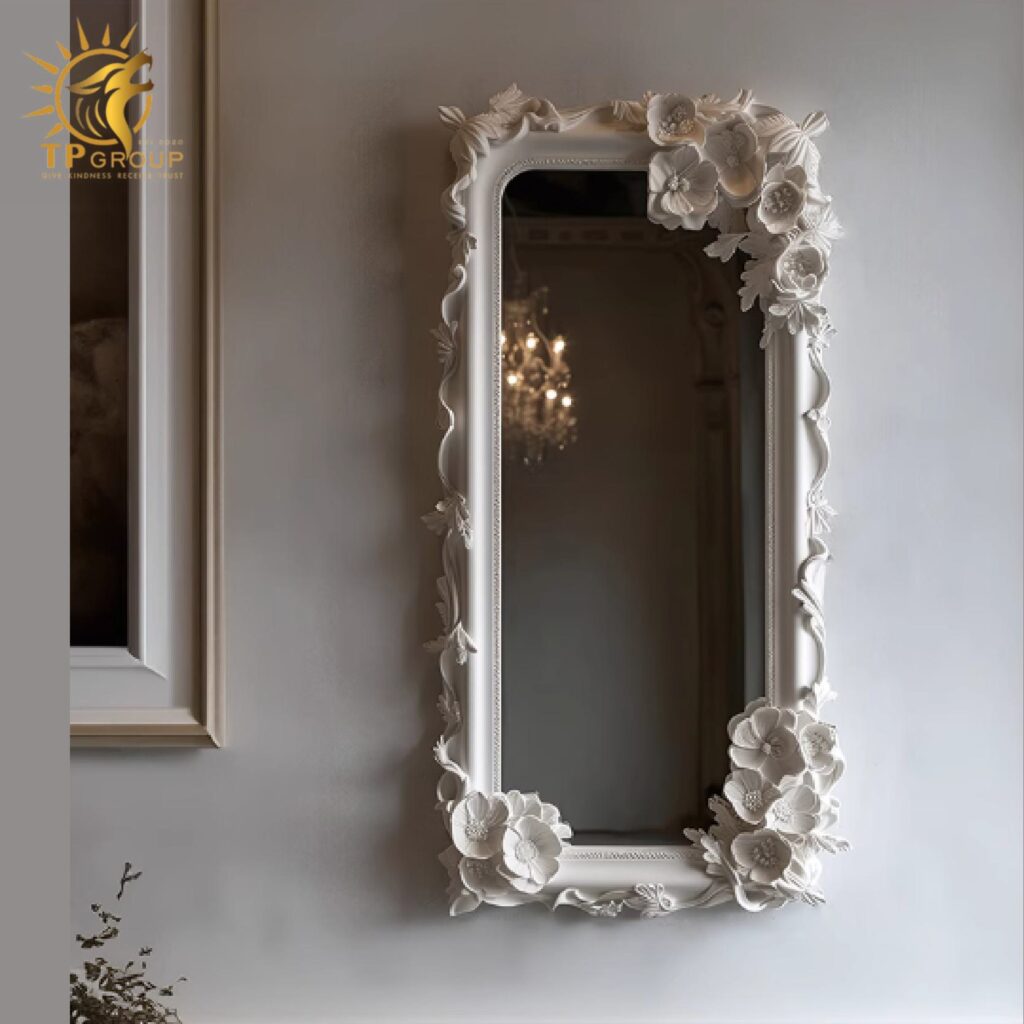Gương Nửa Thân Chạm Khắc Kiểu Pháp TP2505 15 Gương Nửa Thân Chạm Khắc Kiểu Pháp TP2505