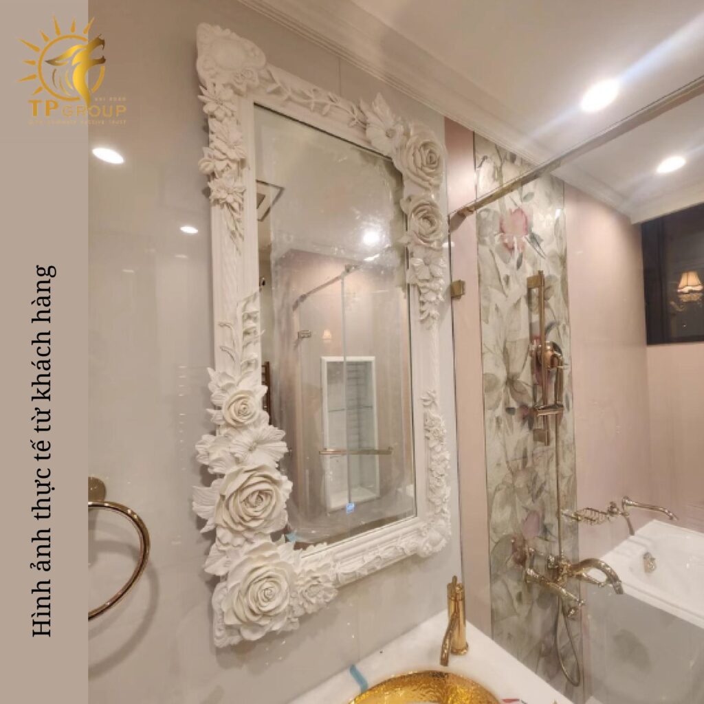 Gương Nửa Thân Chạm Khắc Kiểu Pháp TP2505 16 Gương Nửa Thân Chạm Khắc Kiểu Pháp TP2505